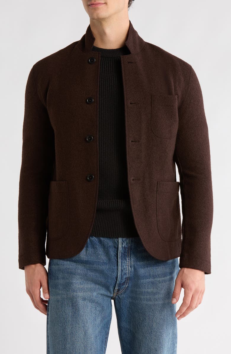 BUCK MASON Felted Wool Chore Coat, Main, color, 