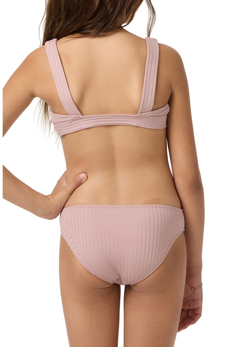Kids' Shorebreak Two-Piece Swimsuit, Alternate, color, ORCHID