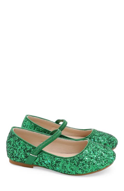 Ridley-RG Rock Glitter Mary Jane Ballet Flats (Little Kid)