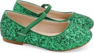 Kailee P Ridley-RG Rock Glitter Mary Jane Ballet Flats