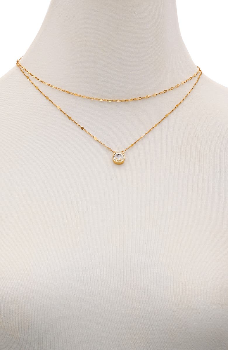 Vince Camuto Set of Two Chain Necklaces, Alternate, color, Gold Tone