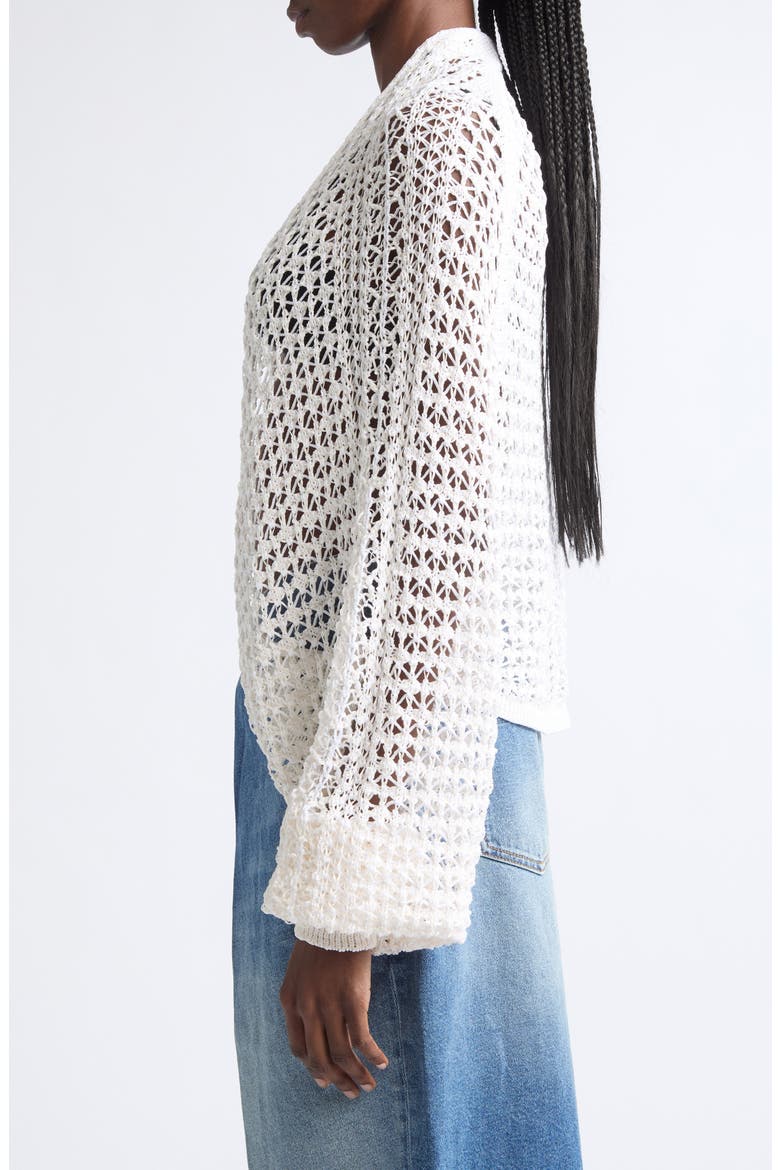 Dentelle Batwing Cardigan, Alternate, color, 0KA NATURAL
