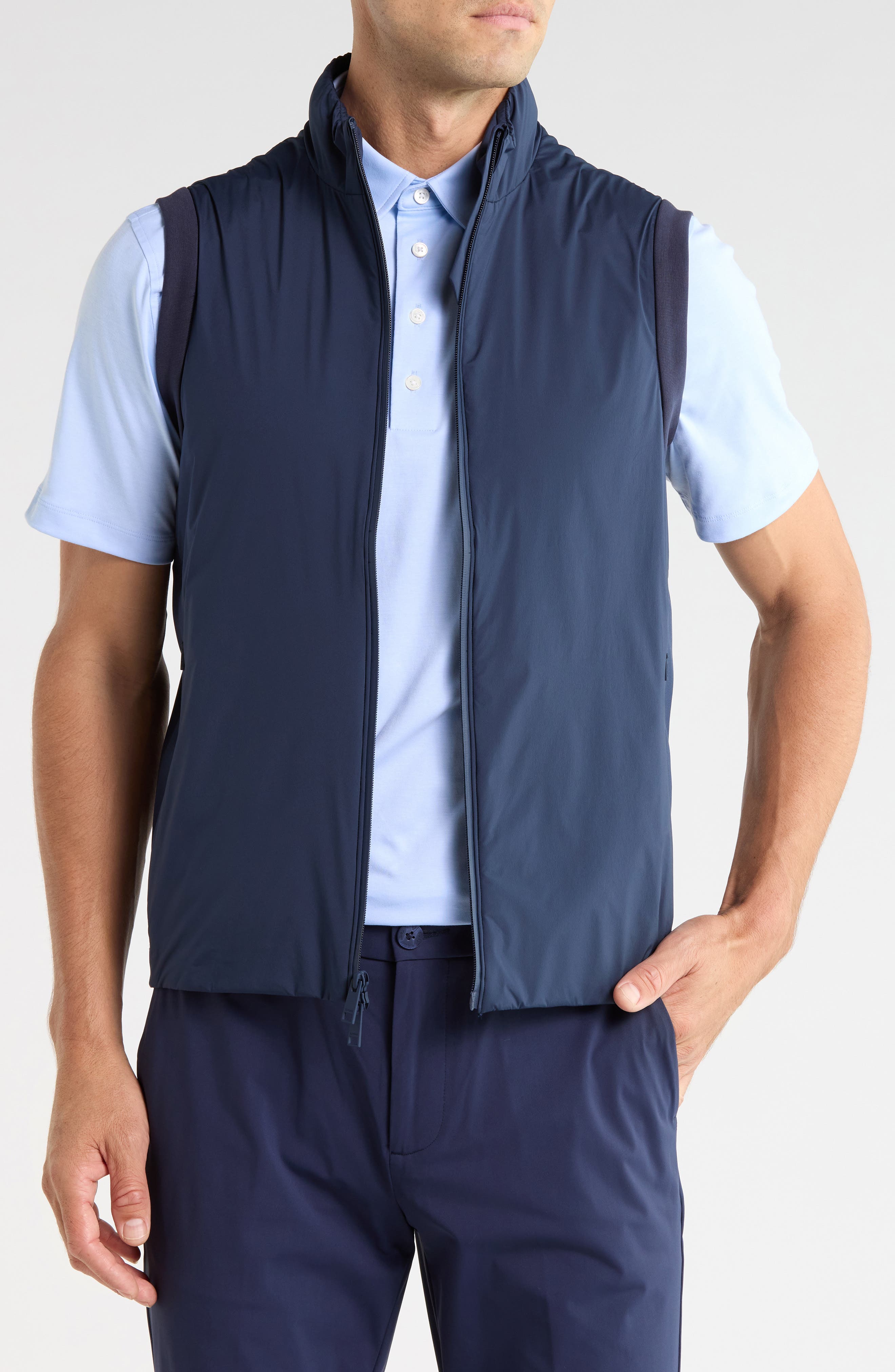 G/fore Maverick Hybrid Stretch Vest In Twilight