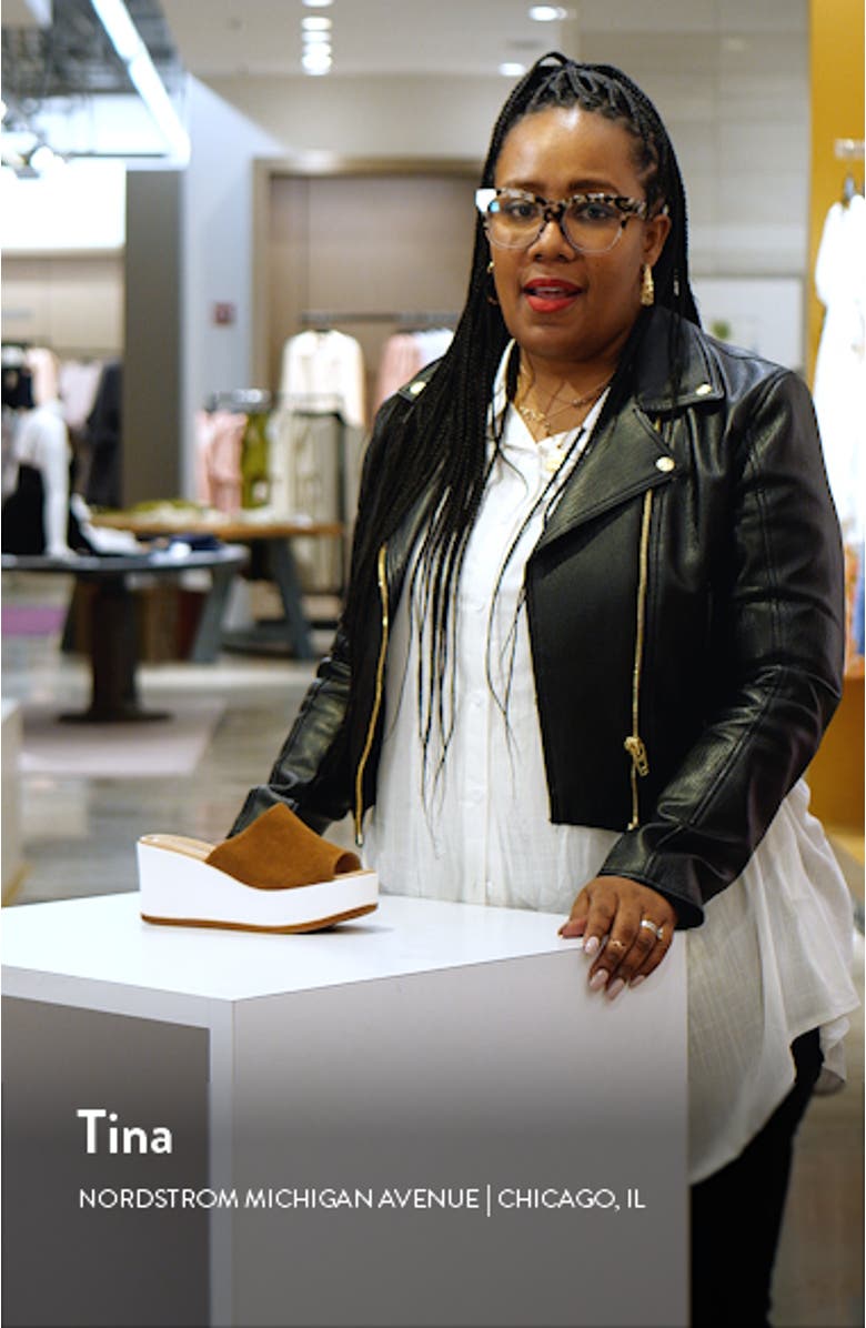 Demmi Platform Wedge Slide Sandal, sales video thumbnail