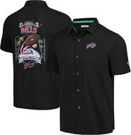 Tommy Bahama Men's Tommy Bahama Black Buffalo Bills Tidal Kickoff Camp Button-Up Shirt