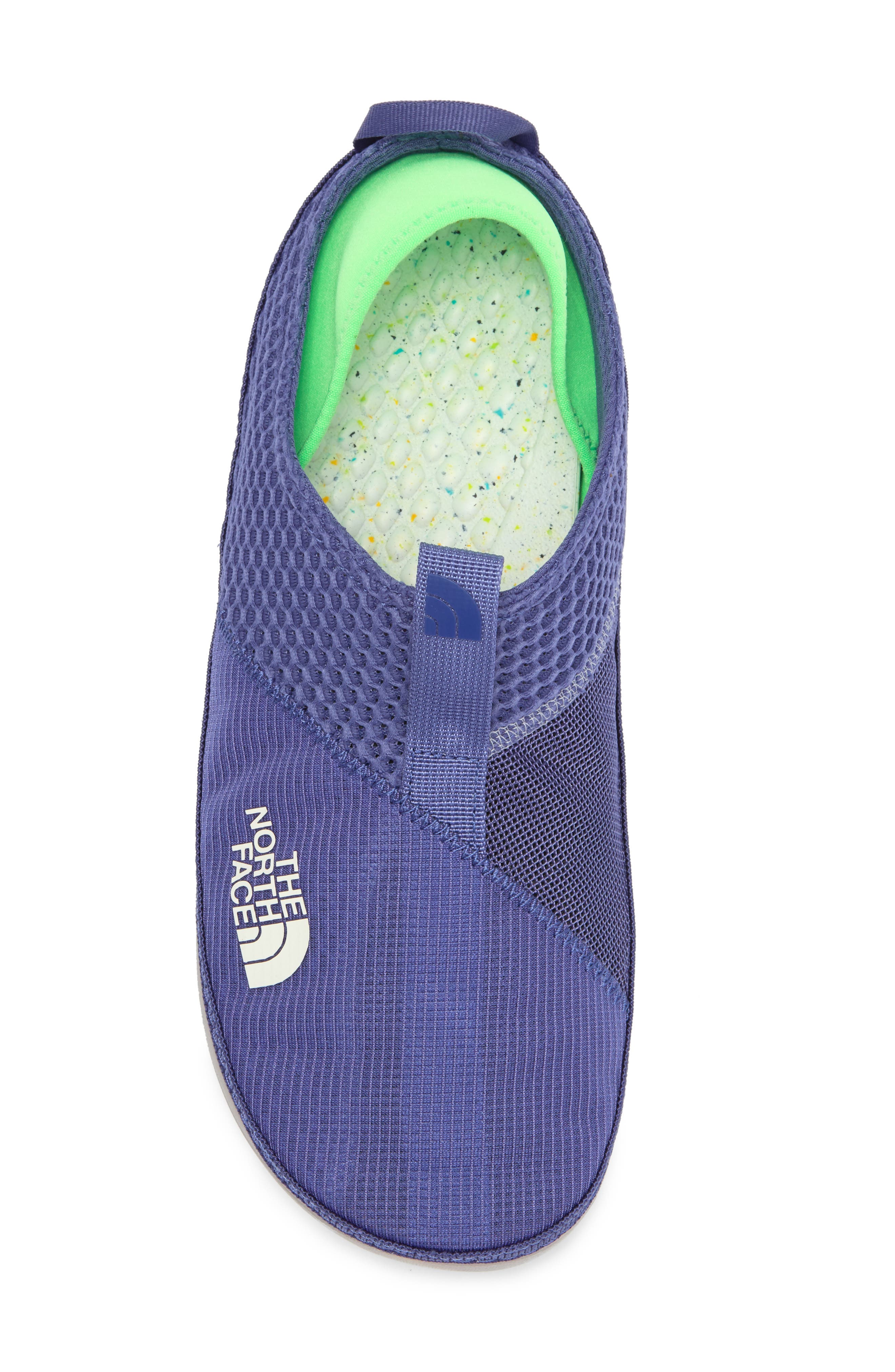 The North Face Base Camp Mule Slipper, Alternate, color, Cave Blue/ Chlorophyl Grenn
