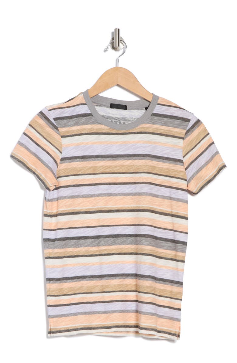 ATM Anthony Thomas Melillo Slub Jersey T-Shirt, Alternate, color, Coral Multi