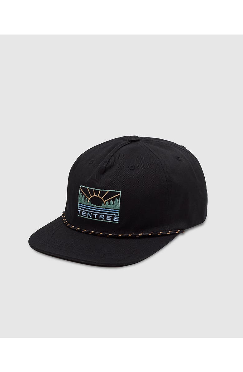 tentree Weekend Away Apex Hat, Main, color, Meteorite Black/Tidal Teal