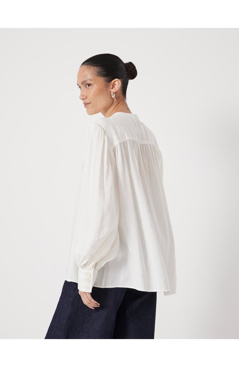 Hush Puff Sleeve Blouse, Alternate, color, Ecru White