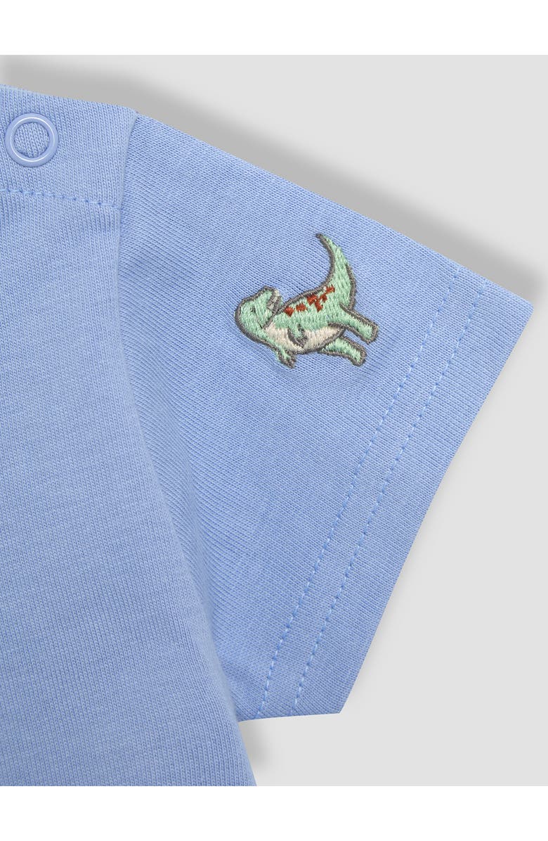 JOJO MAMAN BEBE T-Shirt, Overalls & Bucket Hat Set, Alternate, color, Natural