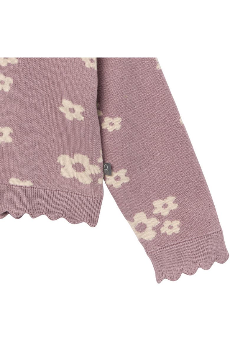 Scalloped Sweater & Pant Set, Alternate, color, Medium Lilac