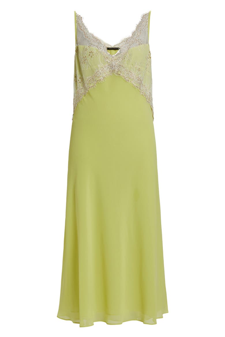 Double Layer Georgette Slipdress, Alternate, color, YELLOW