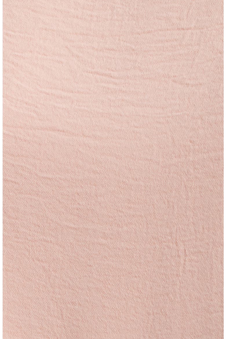 Tie Waist Crepe Midi Dress, Alternate, color, PEACH