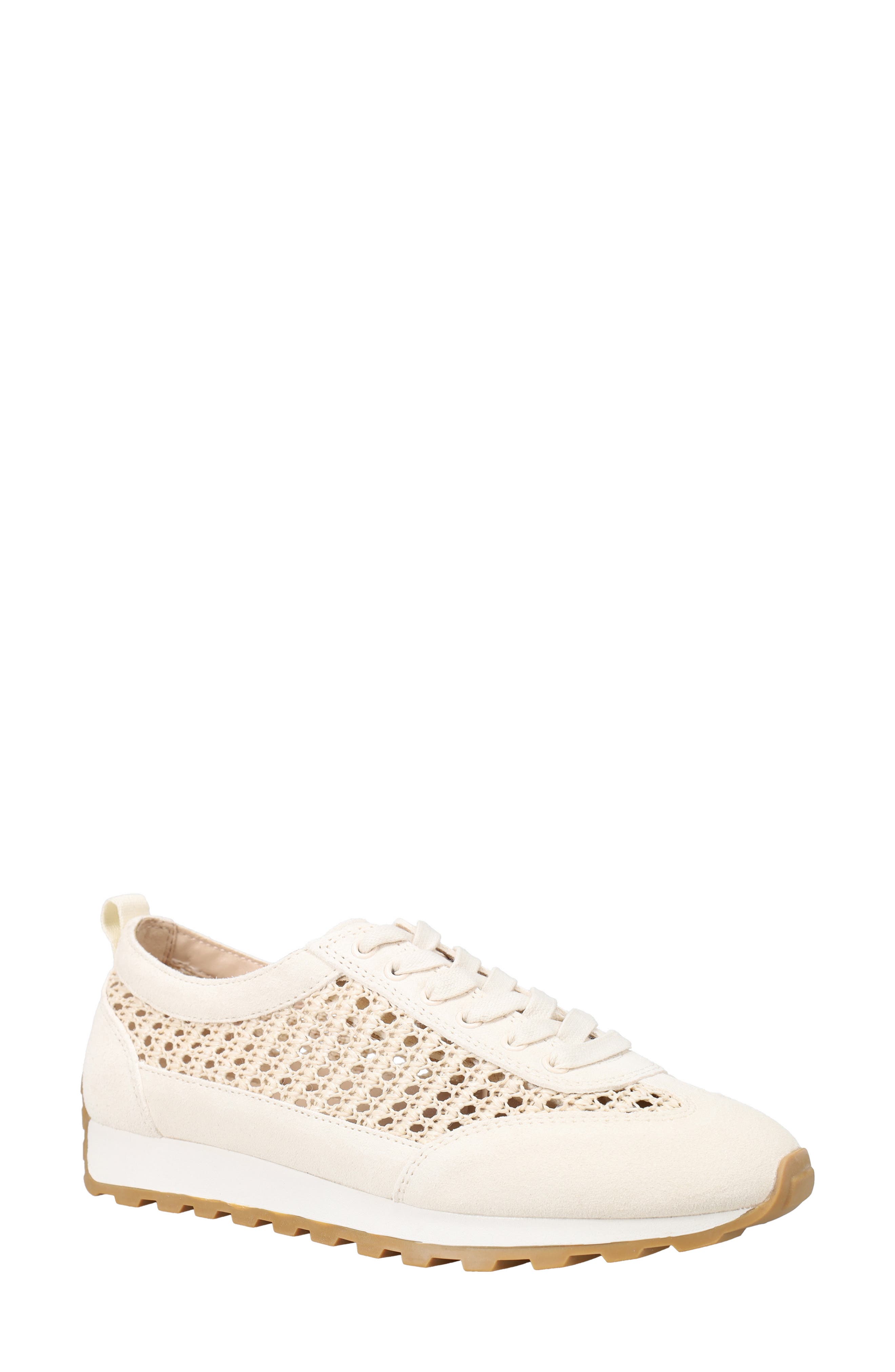 Kimsy Lace-Up Sneaker, Alternate, color, OFF WHITE