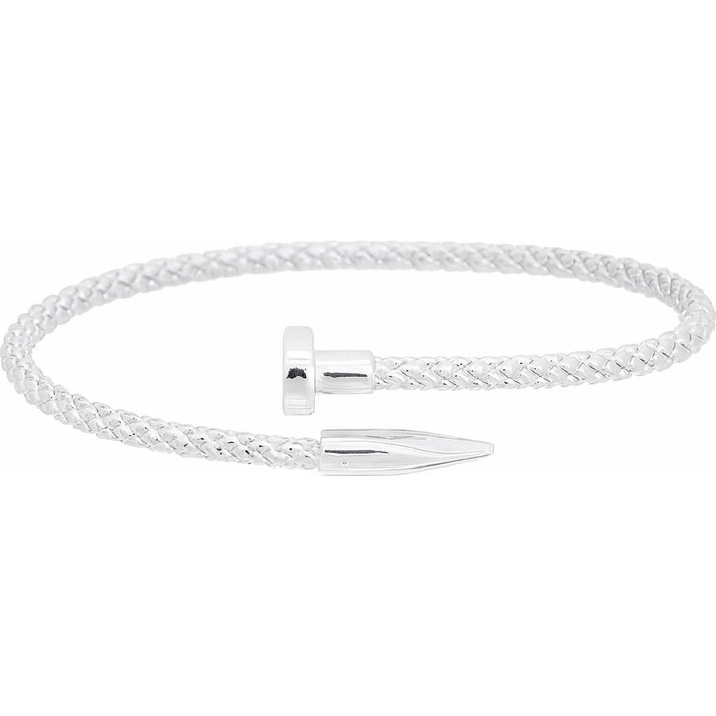 Juvell Nail Bangle Bracelet In Metallic
