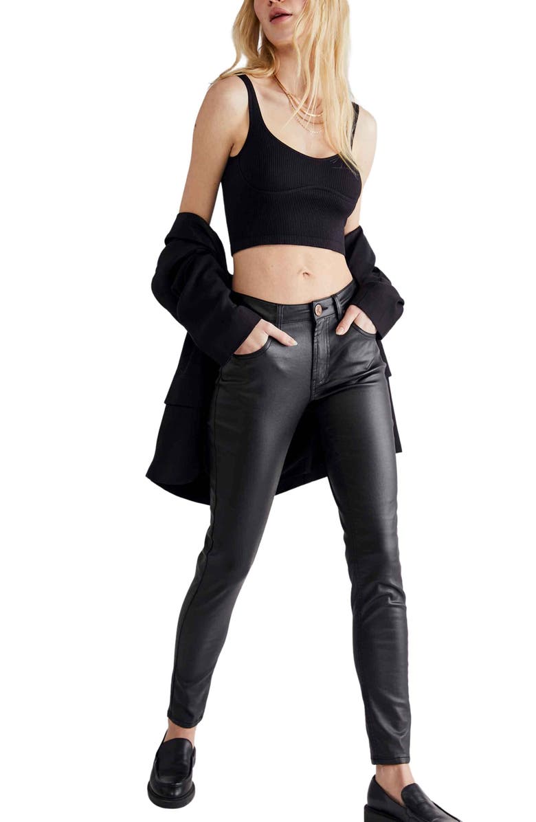 Free People Meg Seamless Crop Tank, Alternate, color, 