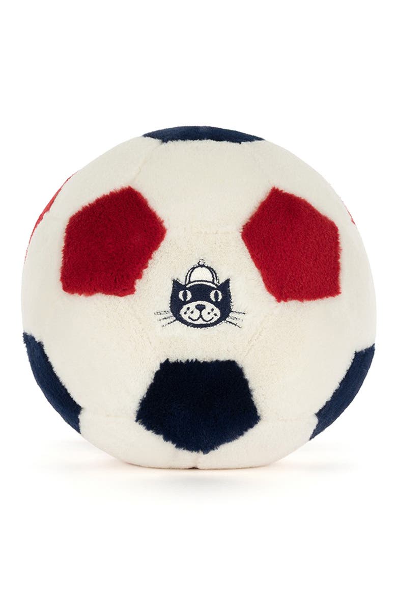 Amuseables USA Soccer Ball Large Plushie, Alternate, color, CREAM