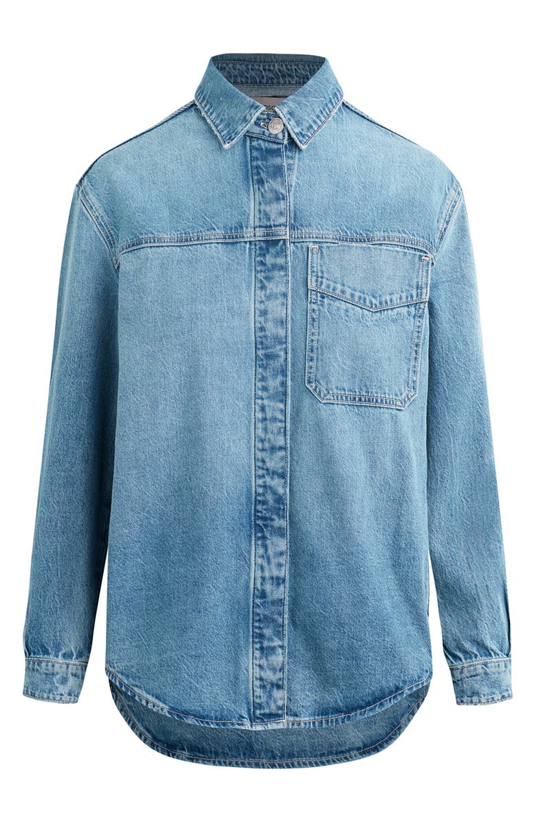 Hudson Jeans Denim Button-Up Shirt, Alternate, color, Dubai