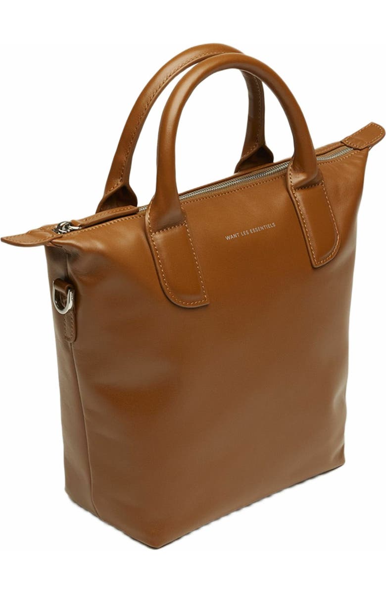 WANT Les Essentiels Petit O'Hare Smooth Leather Tote, Alternate, color, Cuero
