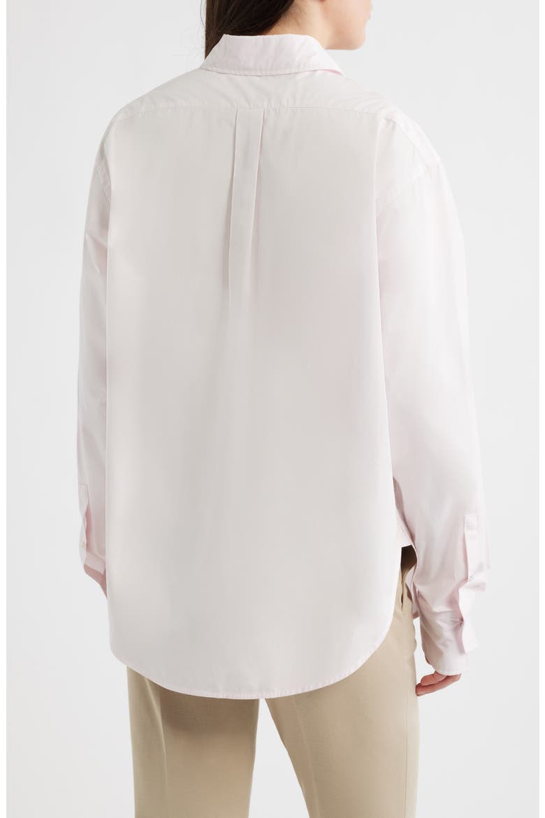 Saturday Button-Up Shirt, Alternate, color, OCEAN ROSE