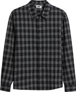 KROST Regular Fit Plaid Flannel Button-Up Shirt