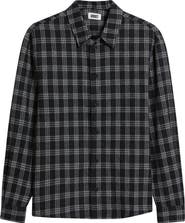 KROST Regular Fit Plaid Flannel Button-Up Shirt