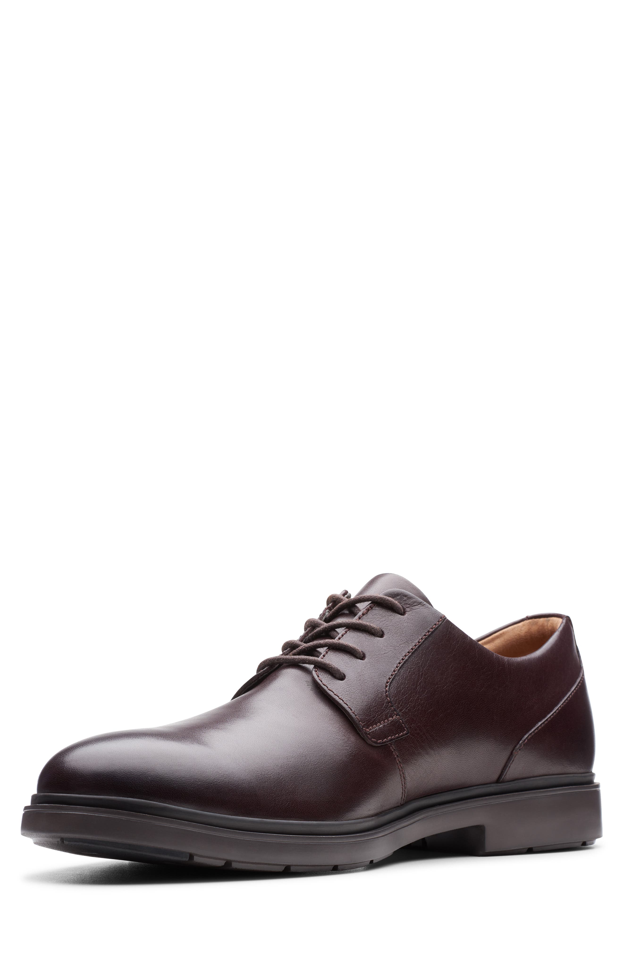 Un Tailor Plain Toe Derby, Alternate, color, OX BLOOD LEATHER