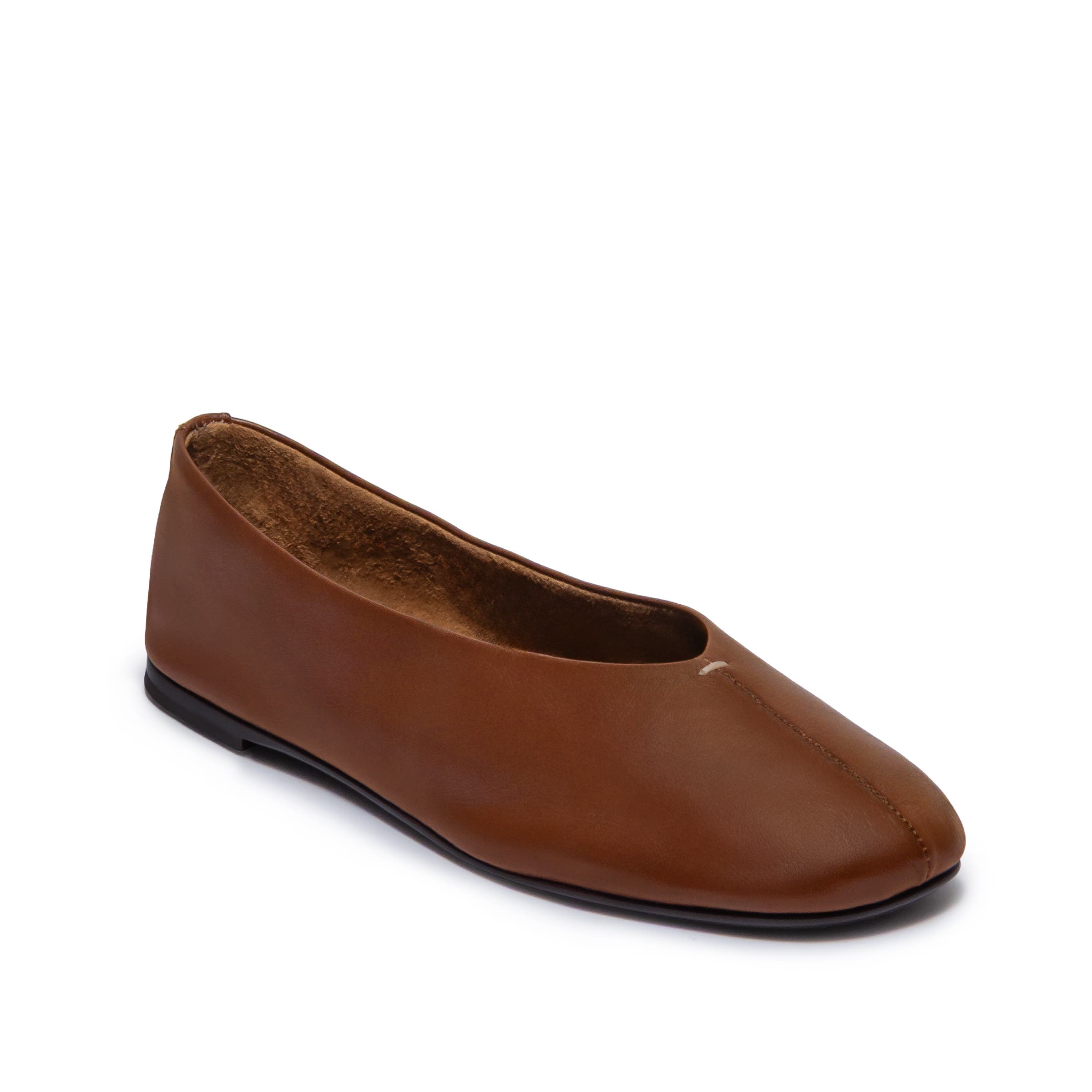 Meredith Ballet Flat, Alternate, color, MAHOGANY