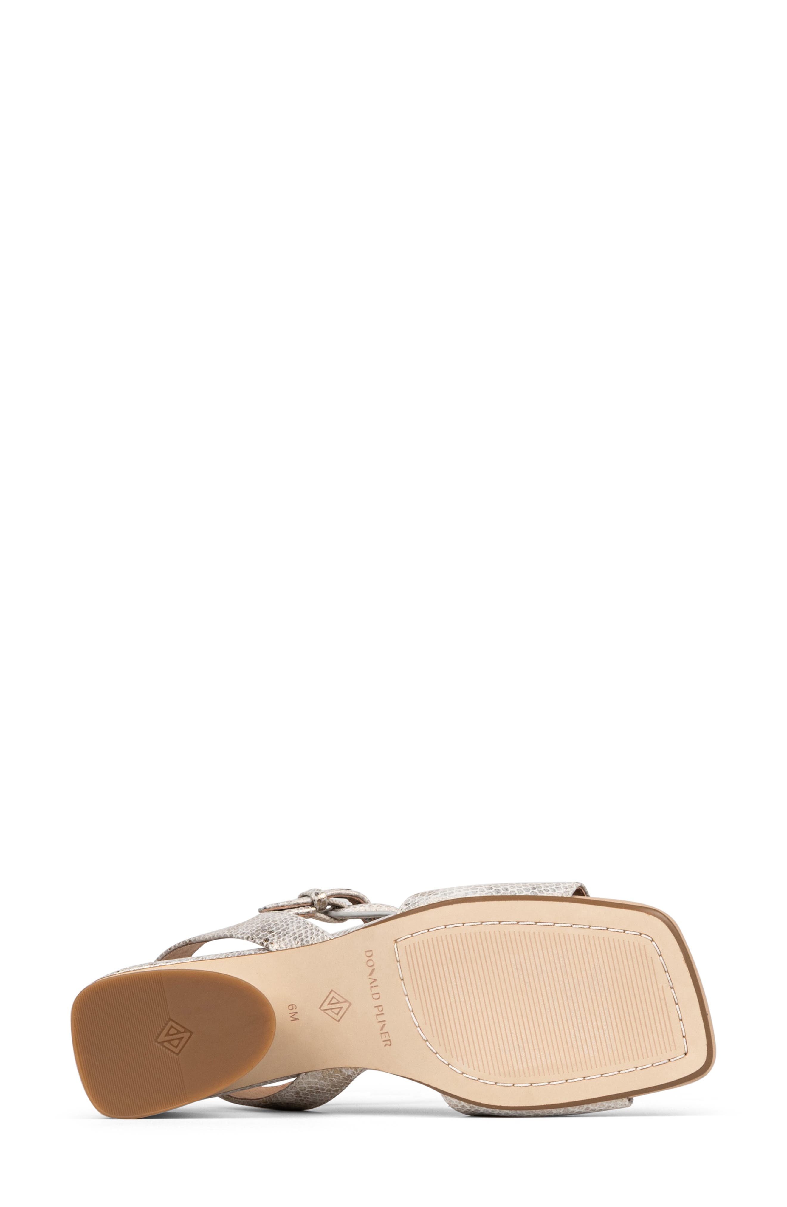 Donald Pliner City Block Heel Sandal, Alternate, color, Light Bronze