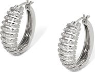 Nadri Juno Pavé Hoop Earrings