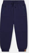 Deux par Deux Fleece Zippered Pockets Ribbed Cuffs Sweatpants
