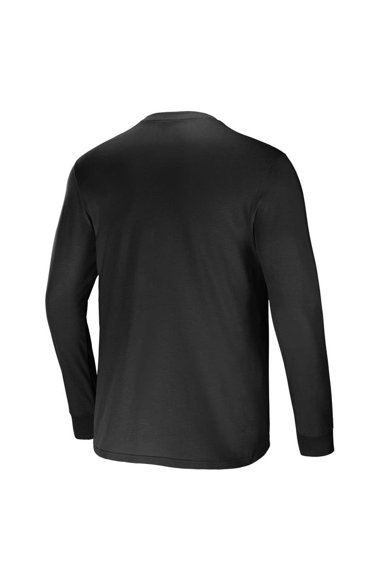 NFL X DARIUS RUCKER Men's NFL x Darius Rucker Collection by Fanatics Black Carolina Panthers Team Long Sleeve Pocket T-Shirt, Alternate, color, Black