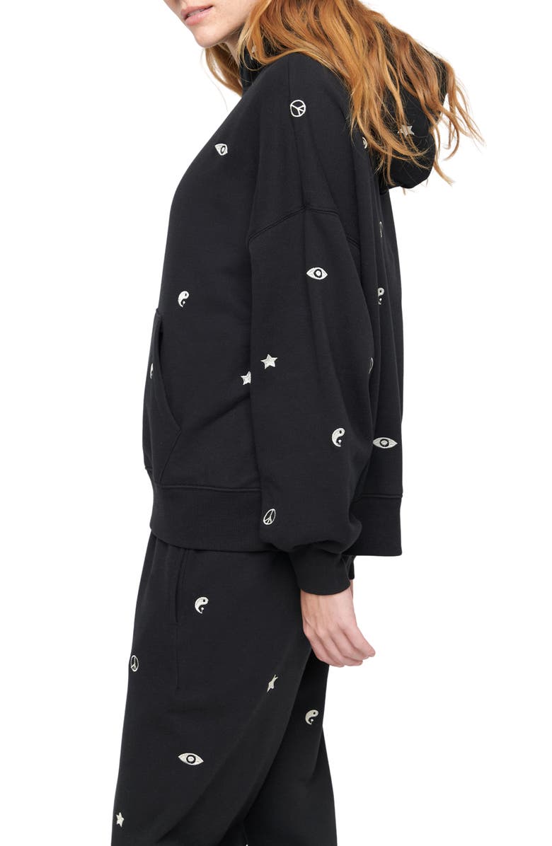 Spiritual Gangster Icons Sol Cotton Blend Sweatpants, Alternate, color, Black