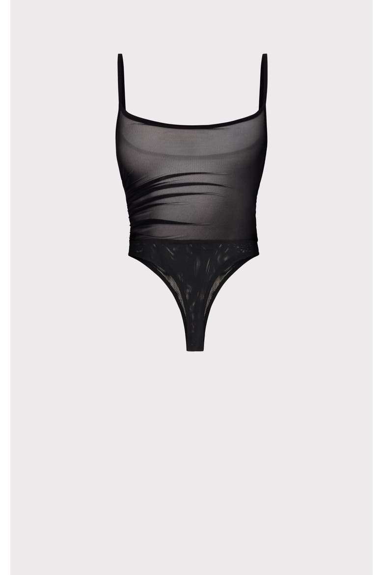 The Nessa Bodysuit, Alternate, color, BLACK