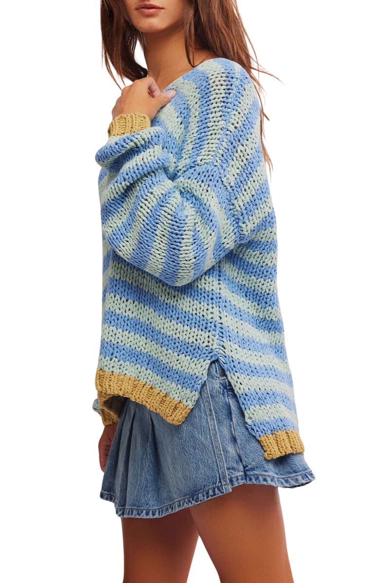 Portland Stripe Cotton Sweater