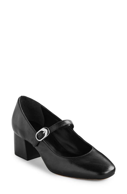 Max Block Heel Mary Jane Pump (Women)