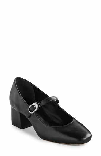 Reformation Max Block Heel Mary Jane Pump