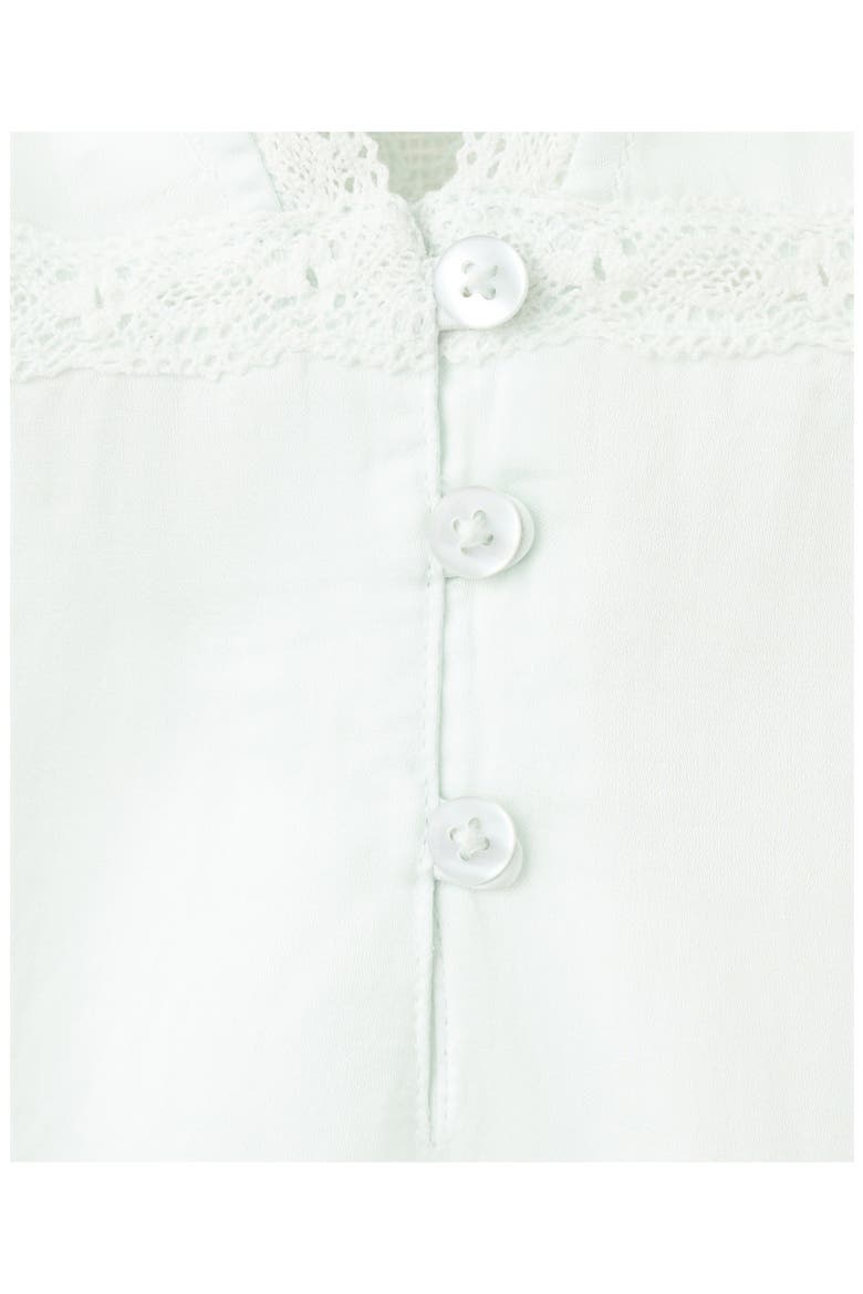 Lace Detail Nightgown, Alternate, color, BLUE