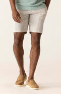 DEKE Oasis 8.5-Inch Linen Blend Bermuda Shorts