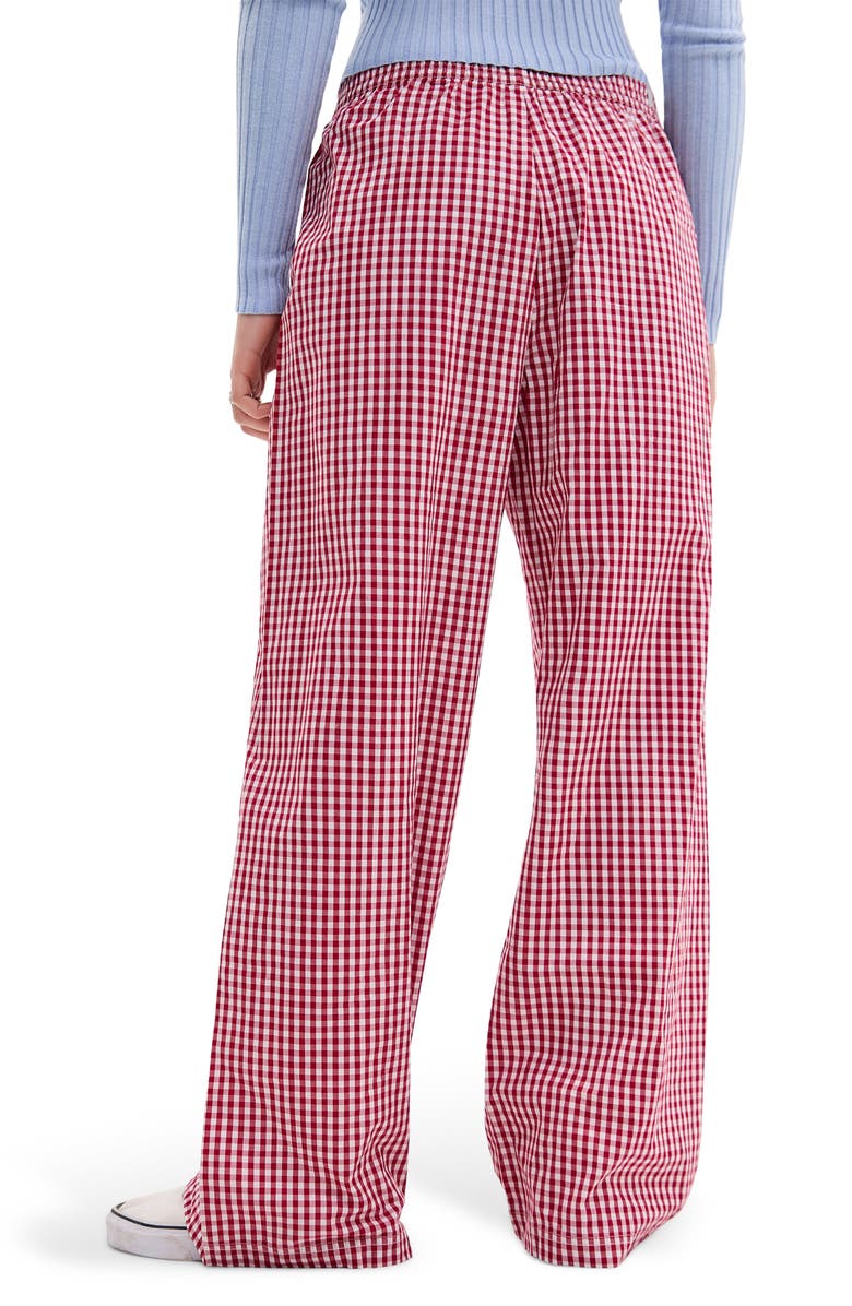 BDG Urban Outfitters Gingham Check Straight Leg Pants, Alternate, color,