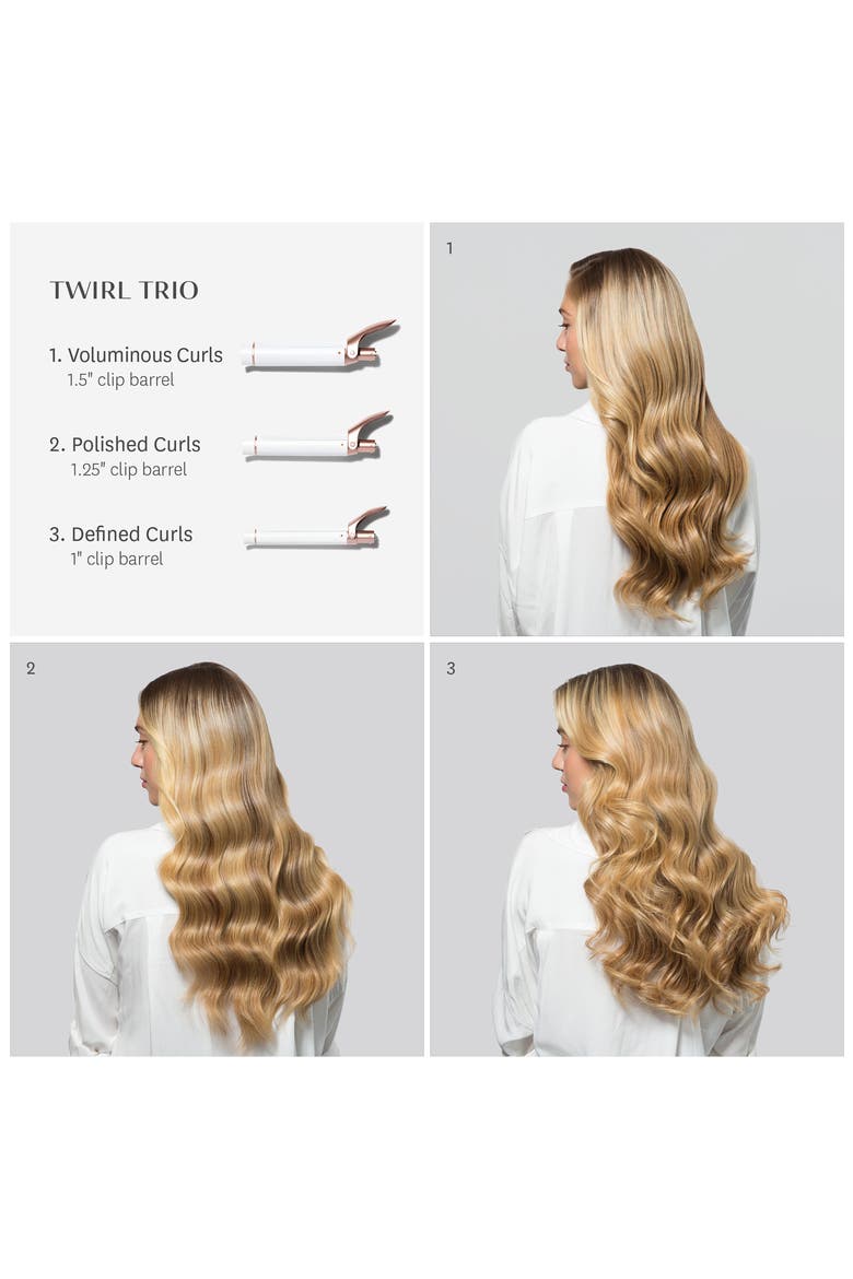Twirl Trio Interchangeable Clip Barrel Curling Iron Set, Alternate, color, NO COLOR