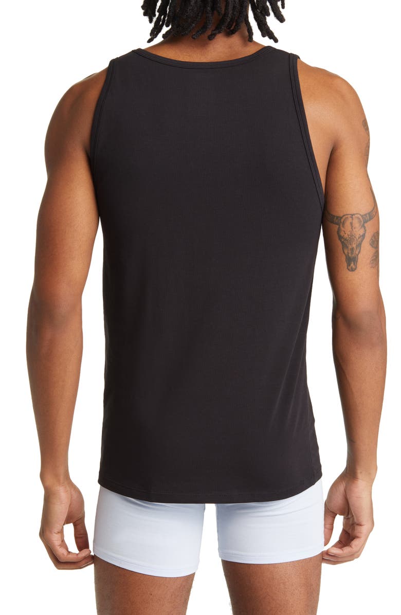 Nordstrom Men's 2-Pack Modern Stretch Tanks, Alternate, color, 