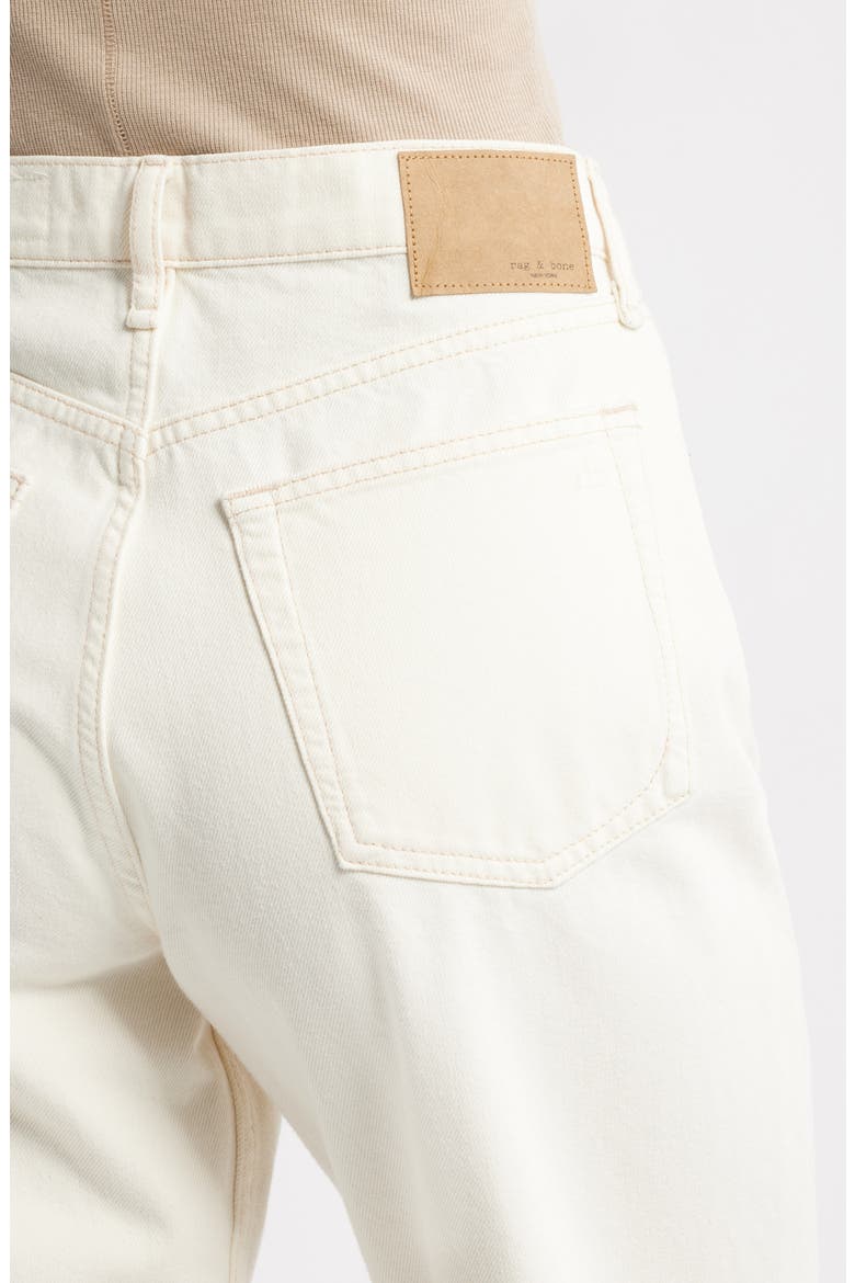 Shea High Waist Relaxed Straight Leg Jeans, Alternate, color, ECRU