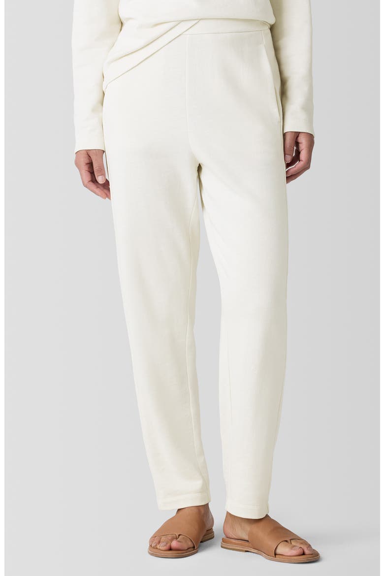 Slouch Organic Cotton Ankle Pants, Main, color, BONE