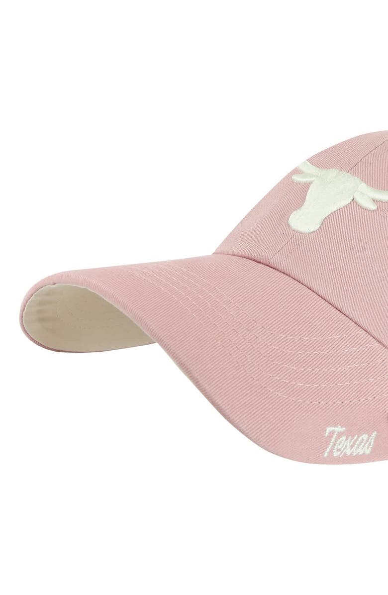 '47 Women's '47 Light Pink Texas Longhorns Dusty Miata Clean Up Adjustable Hat, Alternate, color, Light Pink