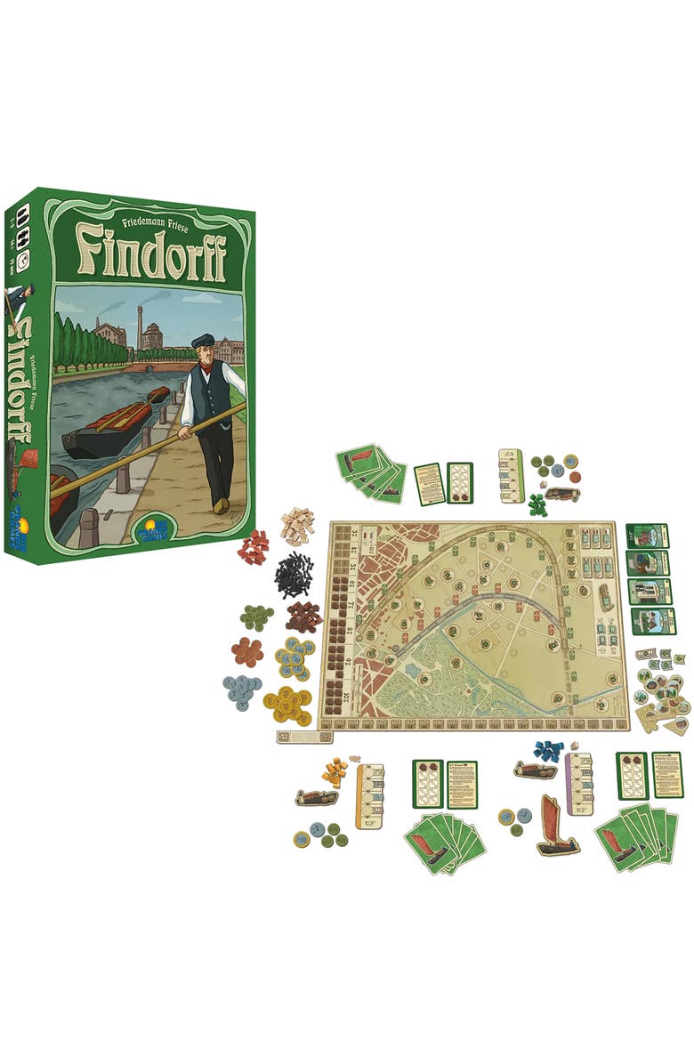 RIO Grande Games ACH Findorff City Strategy Building Game, Alternate, color, Multicolored