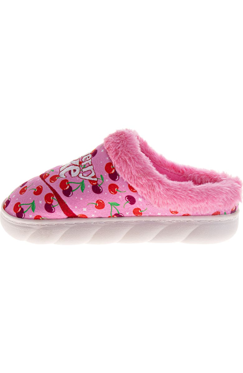 JOSMO Cherry Coke<sup>®</sup> Faux Fur Trim Slipper, Alternate, color, Cherry