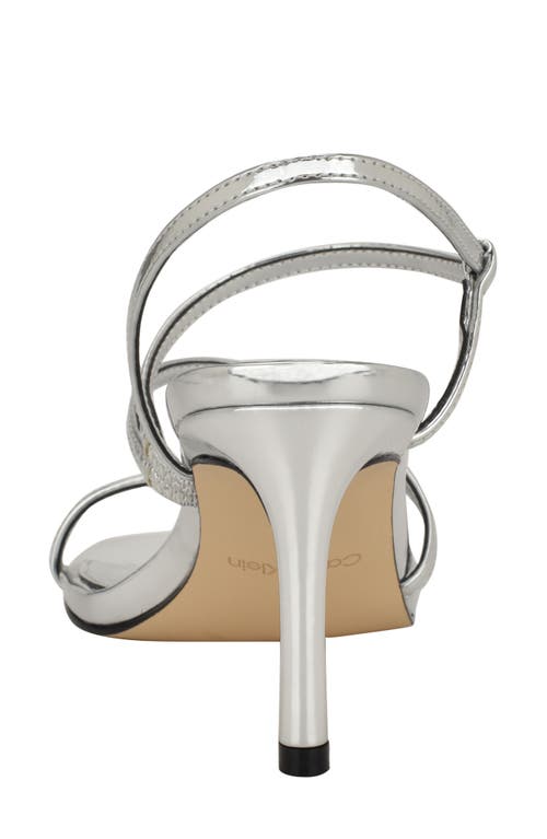 Calvin Klein Hadlee Sandal In Silver