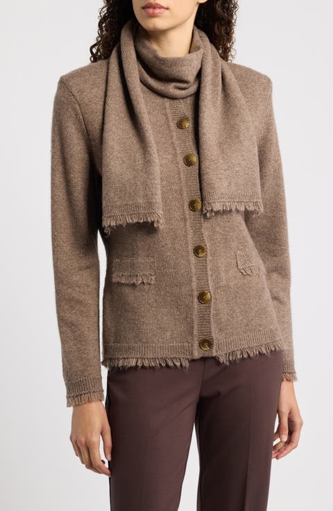 Gracie Cardigan & Scarf Set