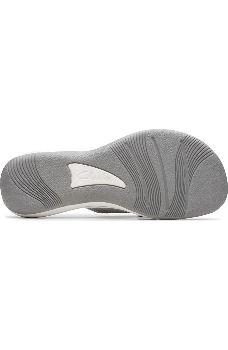 Clarks<sup>®</sup> Breeze Reyna Flip Flop, Alternate, color, Silver